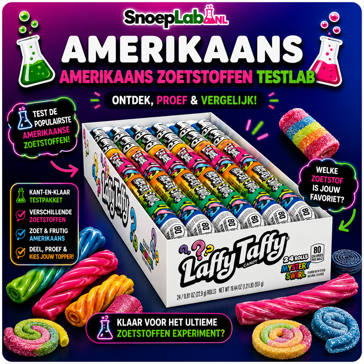 Amerikaans - Amerikaanse Zoetstoffen Testlab