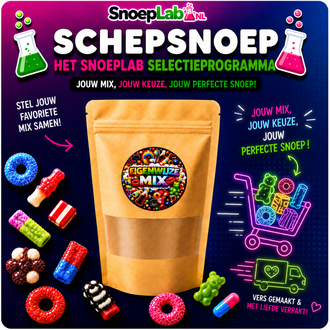 SchepSnoep - Het Snoeplab Selectieprogramma
