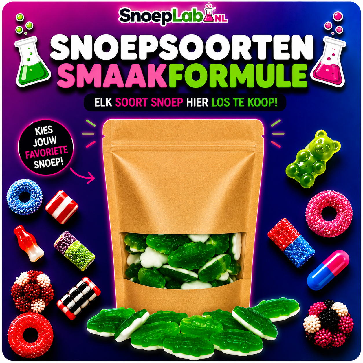 Snoepsoorten - Smaakformule