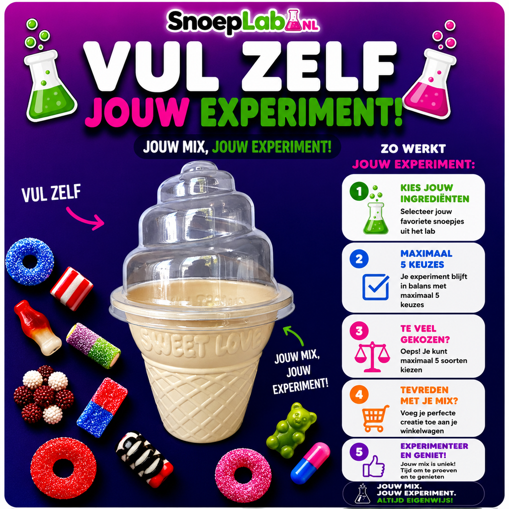 Het Snoeplab IJsje – 500 Gram